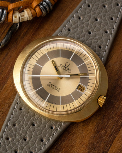 Omega Geneve Dynamic “UFO” Automatic Date Gold Capped Ref. 166.039 (Cal. 565)