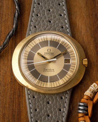 Omega Geneve Dynamic “UFO” Automatic Date Gold Capped Ref. 166.039 (Cal. 565)
