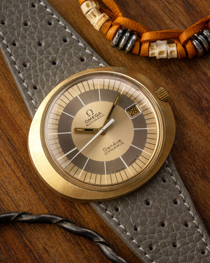 Omega Geneve Dynamic “UFO” Automatic Date Gold Capped Ref. 166.039 (Cal. 565)
