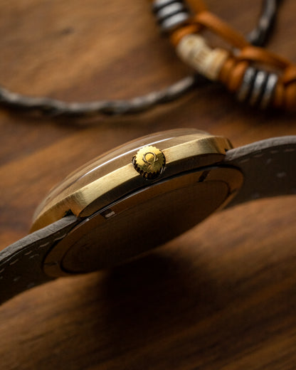 Omega Geneve Dynamic “UFO” Automatic Date Gold Capped Ref. 166.039 (Cal. 565)