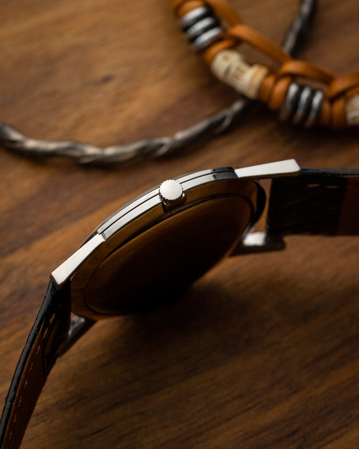 Corum "Calatrava" Ultra-Thin Linen dial Ref. 57193