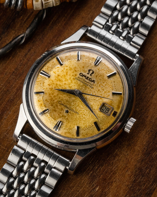 Omega Constellation Chronometer Jumbo "Tropical dial" Automatic Date Ref. 14777-62 (Cal. 561)