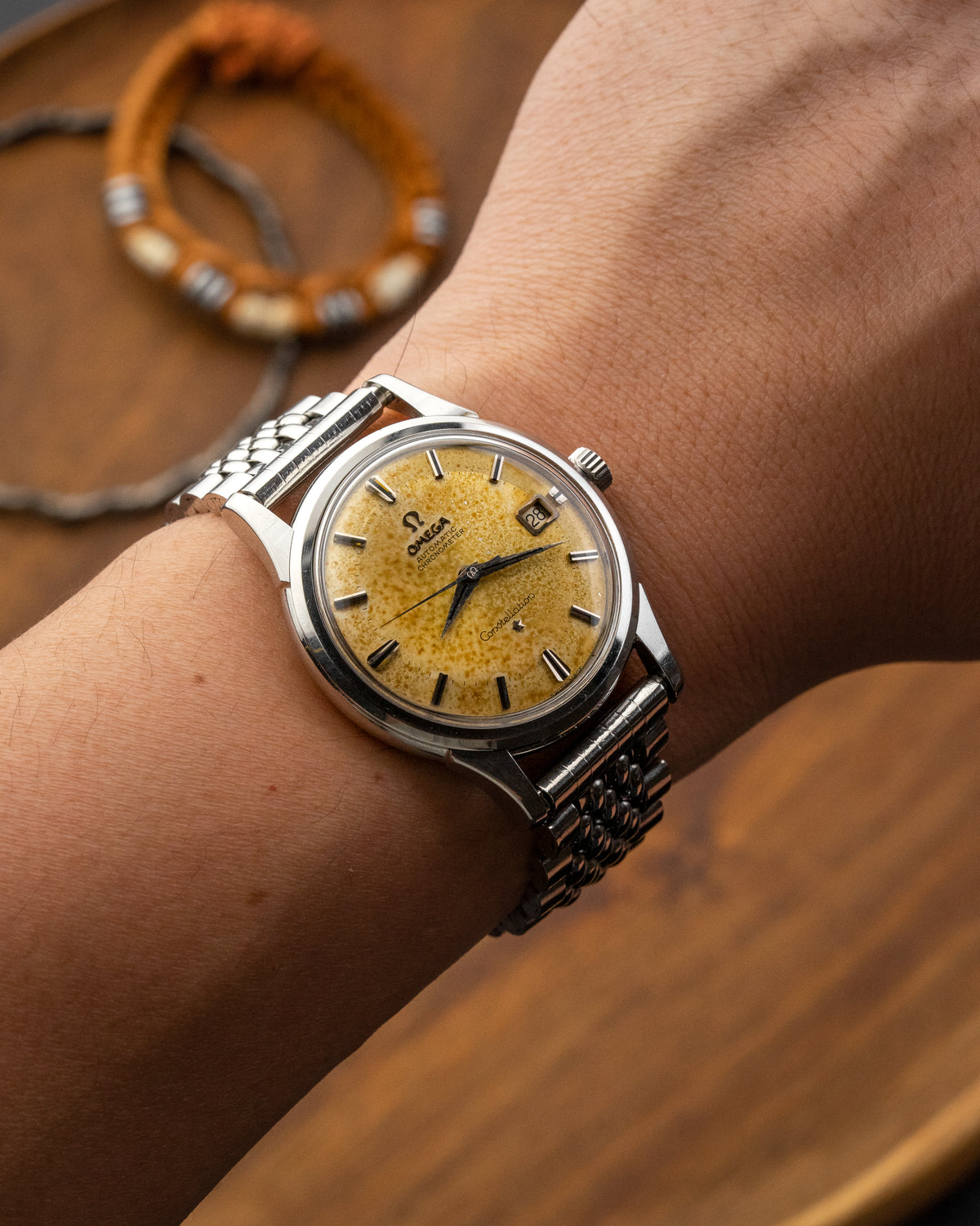 Omega Constellation Chronometer Jumbo "Tropical dial" Automatic Date Ref. 14777-62 (Cal. 561)