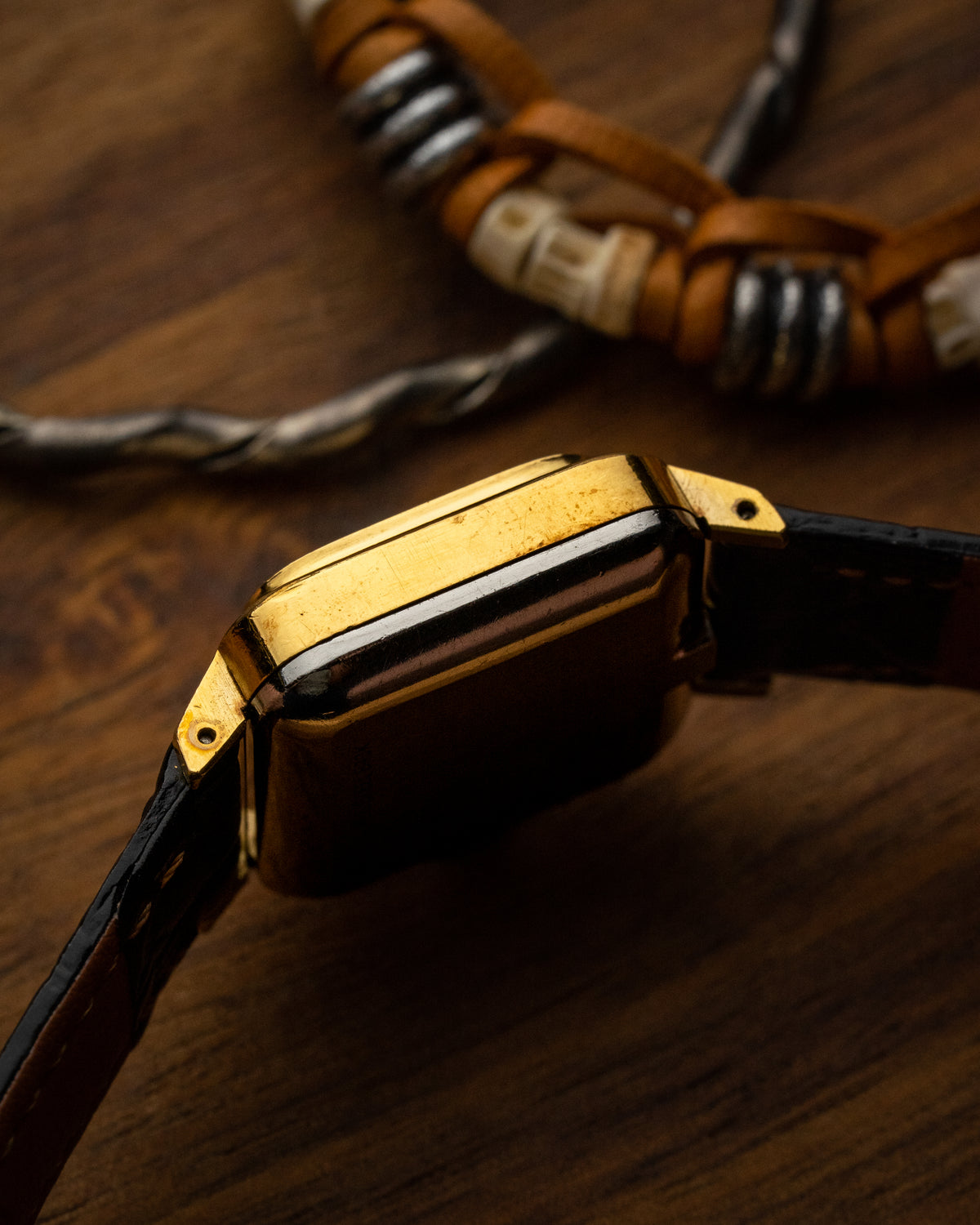 Longines Mini Square Automatic Date Gold Ref. 4042-1 (Cal. 5851)