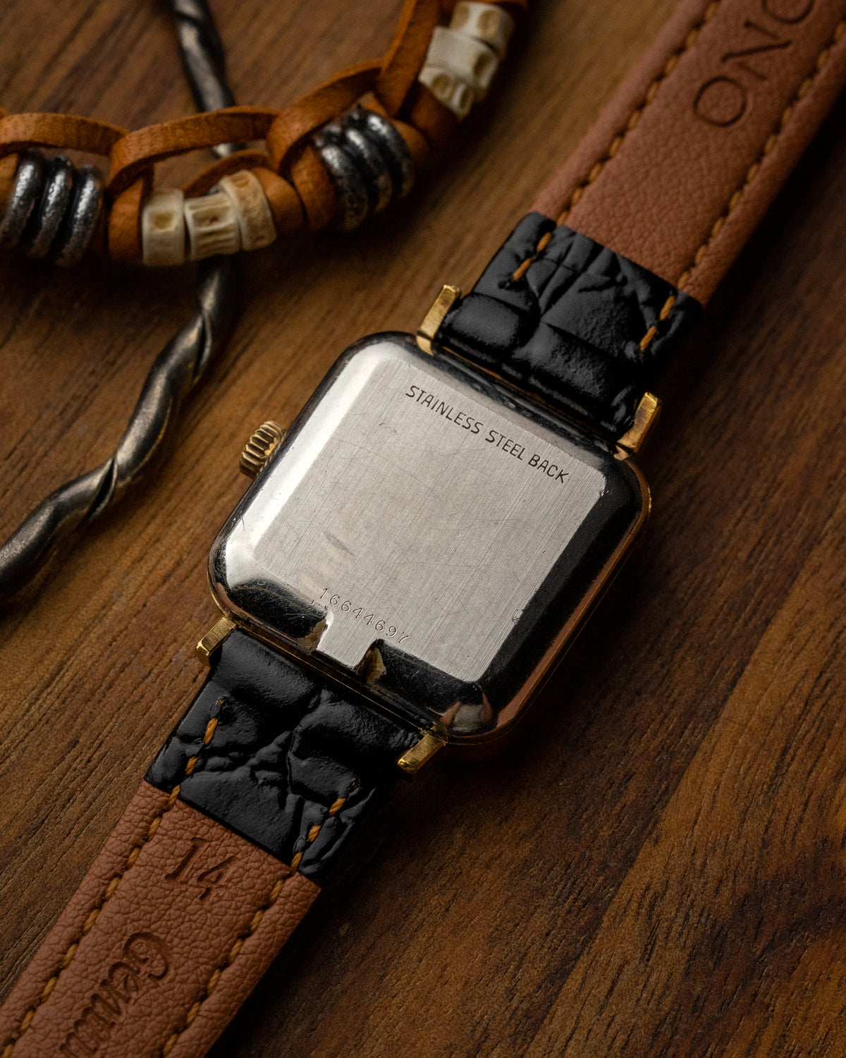 Longines Mini Square Automatic Date Gold Ref. 4042-1 (Cal. 5851)